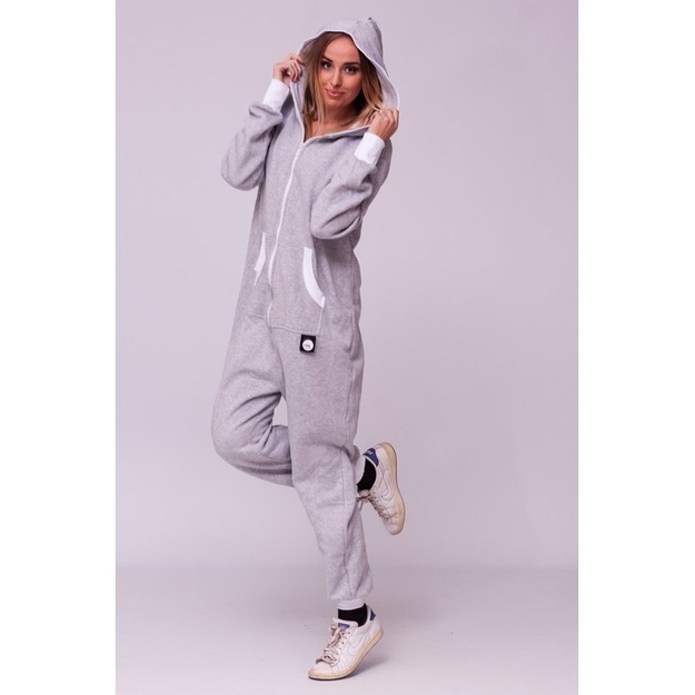 Sofa Killer šviesiai pilkas kombinezonas moterims