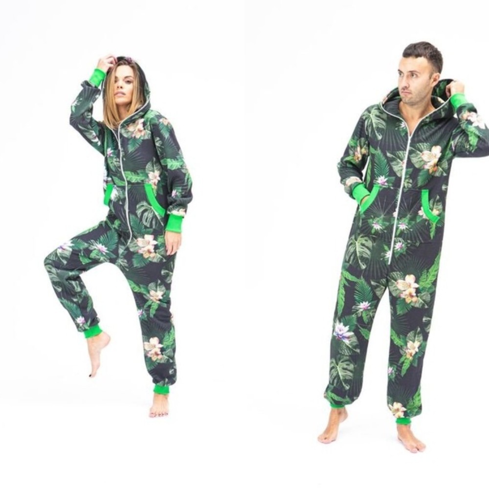 Sofa Killer gėlėti kombinezonai poroms Tropical